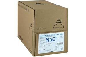 B. Braun 08609255 Solution saline Isotonique Ecoflac Plus, 0,9%, 10 x 500 ml
