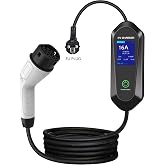 EV CHARGER 3,5 kW 5 Metre Taşınabilir Elektrikli Ara&ccedil; Şarj Cihazı