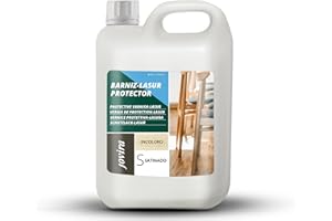 JOVIRA PINTURAS Vernis Lasur Effet Satiné Protector à L'eau. Elle protège, décore et embellit tous les types de bois. (2 Litres, Incolore)