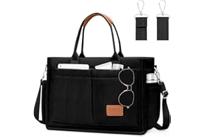 Tokeya Sac a Main Femmes Bandoulière Velours Côtelé, Grand Sac Bandoulière Femme avec Poches Multiples Tendance Sac Cabas Femme Sac Fourre Tout Femme Tote Bag pour Travail Voyage Shopping Ecole