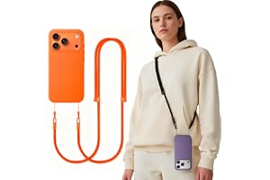 iBestgol nackband crossbody med ögla & Tether-Tab, justerbar stöldskyddsrem – universellt kompatibel för smartph