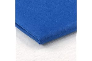 KHASO Royal Blue Felt Fabric for Arts & Craft, Soft Acrylic Material for Sewing, Decorations, Cushion & Padding, DIY Project, Patchwork - 150cm Wide - Sold by The 1/2 Metre