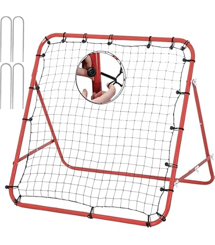 Rete Da Rimbalzo Doppia Faccia Per Calcio - Allenamento Passaggi E Tiri, Regolabile