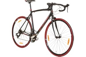 Galano Vuelta STI Rennrad für Damen und Herren ab 150 cm, 28 Zoll mit 14 Fach Fahrrad Schaltung Road Bike, Pedale mit Pedalha