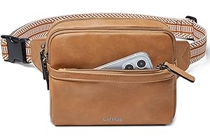 LATMAP 3L Sac Banane Femme Homme - Fanny Pack de Ceinture, Petit Sac de Taille et Poitrine Élégant pour Femme