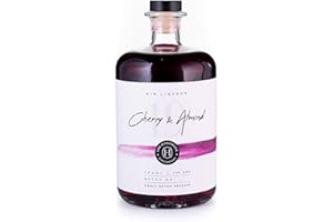 THE HANDMADE GIN COMPANY Original Bakewell Cherry & Almond Handmade Gin Liqueur 70cl - Premium Craft Gin - 20% ABV
