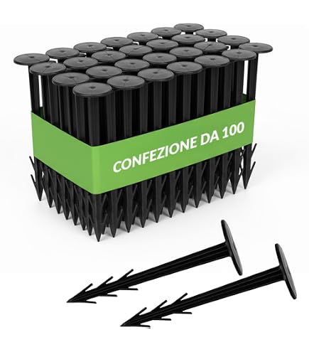 COM-FOUR® 100x ancoraggi a terra in acciaio rivestito - robusti