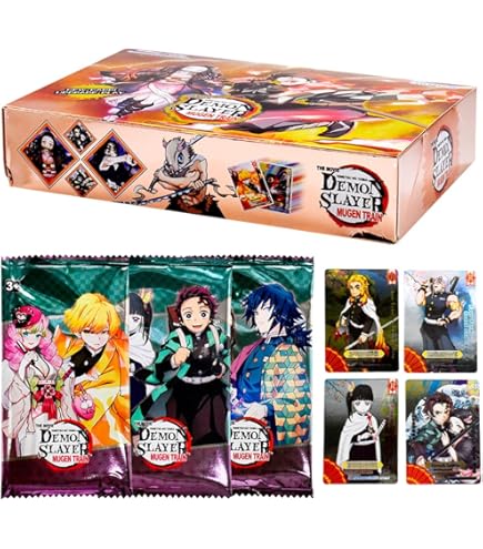 Bandai Demon Slayer Kimetsu no Yaiba Stained Glass Effect Card Box:  Amazon.de: Spielzeug