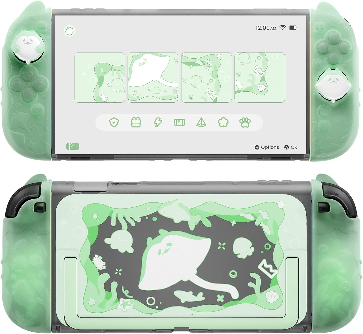 playvital Protective Case for Nintendo Switch 2, Kawaii Ocean Whisper Series