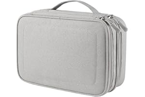 CRSUSUKJ Borsa Accessori Elettronici,Organizer Cavi, Organizzatore Cavi Custodia Cavi da Viaggio Porta Caricabatterie Organizer Cavi Compatibile with Cavi USB, Schede SD,Smartphone