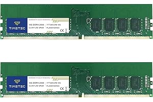 Timetec ECC UDIMM Server Memory RAM Module Upgrade (2666Mhz 32GB Kit(2x16GB))
