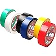 ETI PVC Insulation Electrical Tape 3/4" X8YardsX0.125mm (MULTICOLORED) (6)
