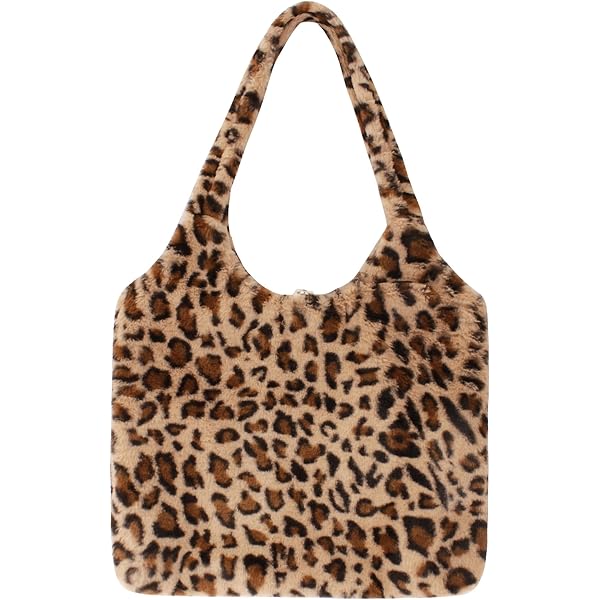 NUEAYMS Damen Handtasche Aus Plüsch - Große Umhängetasche Winter Fleece