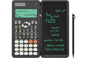 NEWYES Calculadora Científica de Ingeniería con Tableta de Escritura, con Batería Solar, Calculadora 991ES plus actualizada con 417 funciones