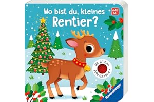 Wo bist du, kleines Rentier? Mit großen Fühl-Klappen - Spielbuch mit Stoff-Klappen, Kinderbuch ab 12 Monaten