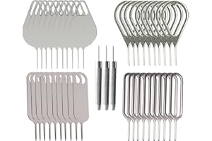 Bustlwor 43 Stück Simkarten Nadel, SIM-Karten-Entfernungswerkzeug, Auswurfstift-Entfernungswerkzeuge, Handy Stift Für Alle Handys