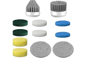 ‎SPOFAN Spofan 12 Ersatzbürstenköpfe für Elektrische Reinigungsbürsten, Bad-Dusch-Bürstenköpfe, Küchenreinigungsbürstenköpfe (Nur F001-A/B)