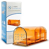 VON HAMELN - Mausefalle lebend - extra große Lebendfalle - tierfreundlich Mäuse fangen im Haus oder Garten…