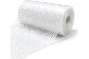 NETFLO Bubbelplast rulle 40 cm x 15 m förstärkt stoppningsfolie transparent | Bubble Wrap Packaging för att skydda ömtåliga föremål för transport förpackning förvaring klädselfolie rulle flytta