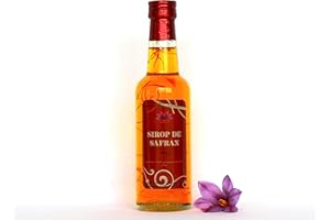 LE SAFRAN L'OR ROUGE DES ARDENNES SIROP DE SAFRAN 300ml - Production francaise