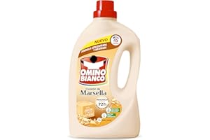 Omino Bianco Detergente Líquido para la Lavadora Cuore de Marsella, 40-45 lavados (el ambalaje puede variar)
