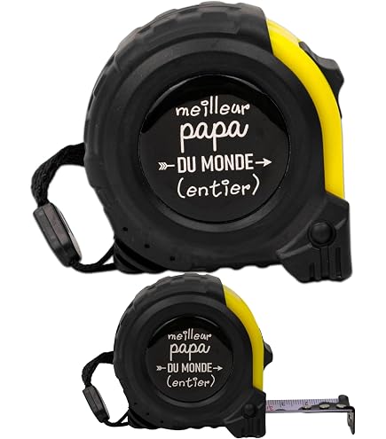 Mètre Ruban Personnalisé 'Parrain Je T'aime' - Cadeau Original Bois Gravé - Annonce Grossesse, Noël, Anniversaire