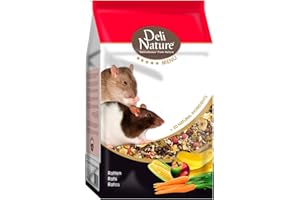 DELI NATURE DELINATURE - Mixtura para Ratas, Alimento Natural y Nutritivo, Rico en Semillas y Frutos Secos, Complemento Ideal para una Dieta Balanceada