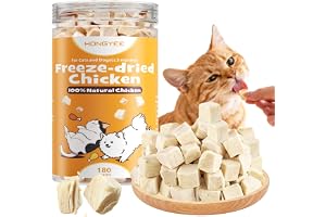 180g frystorkat kycklingkött-snacks för husdjur, kattsnacks, helt naturliga och högproteinrika, lämpliga för katter och hunda
