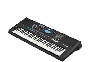 Yamaha PSR-E473 Clavier arrangeur portable dynamique et versatile avec 61 touches - Noir