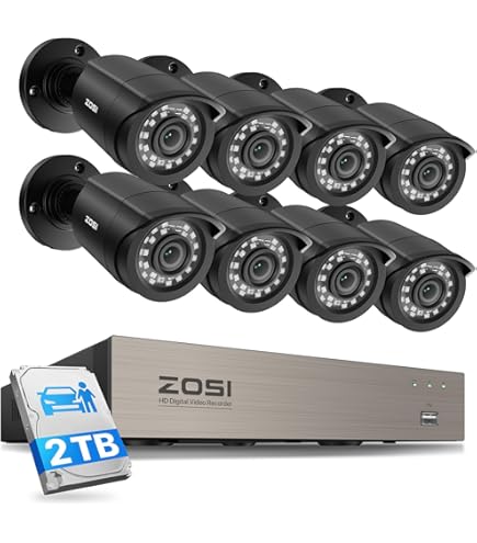 Pakket Videobewakingsset PNI House WiFi550 NVR en 8 draadloze camera's, 1.0MP