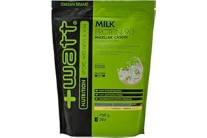 +WATT Milk Protein 90 - Proteina a Lento Assorbimento- Formato: Doypack 750 g - Gusto: Vaniglia