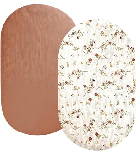Lot De 3 Draps-housses Bébé 80x40 Cm – 100% Coton Doux Pour Lit Parapluie, Berceau Ou Couffin – Confort Et Sécurité Pour Garçon Et Fille (Beige)