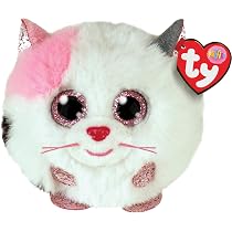 Ty Beanie Balls Muffin il Gattino con gli Occhioni Rosa Glitter ...