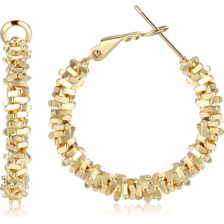 Gedraaid Touw Patroon 925 Sterling Zilveren Creolen