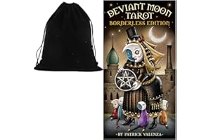 Shop4top Deviant Moon Borderless Edition Tarot Karten Deck Und Beutel