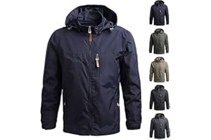 CEWIFO Giacca da Moto con Protezioni Giubbotto Tecnico Uomo Impermeabile Bici Bomber Stagione della Tattica Mantello Jacket Autunno Giubbotto Invernale