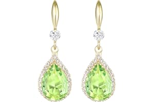 Linawe Tropfen Ohrringe Damen Hängend - Gold Silber Rosegold Schmuck, Diamant Kristall Hochzeit Modeschmuck