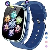 Smartwatch Bambini - Orologio Telefono per Ragazzi con Chiamata SOS Giochi Contapassi Musica Fotocamera Torcia Sveglia Audiol