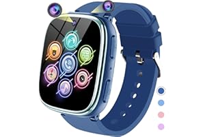UCANI Smartwatch Kinder - Telefon Uhr für Jungen Mädchen mit Anruf, SOS, Spiele, Schrittzähler, Musik, Kamera, Wecker, Hörbuch, Kinderuhr Telefonieren für Kids 3-12 Jahre Geschenk (Marineblau)