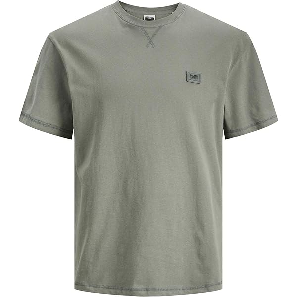 Jack & Jones JCOCLASSIC WAFFLE BADGE TEE Black