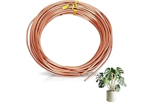 Fil di Rame Puro AFEPHE Ø2mm, 20M - Rotolo di Filo di Rame Smaltato T2 per Fai da Te, Elettronica e Giardinaggio Anti-Lumaca