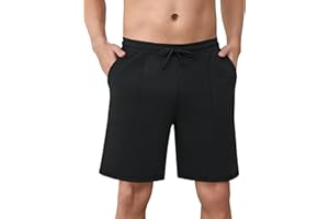 Aseniza Pantaloncini Uomo Estivi Pantaloncini Tuta Uomo Pantaloni Corti Sportivi Cotone Shorts Bermuda Casual con Coulisse e Tasche