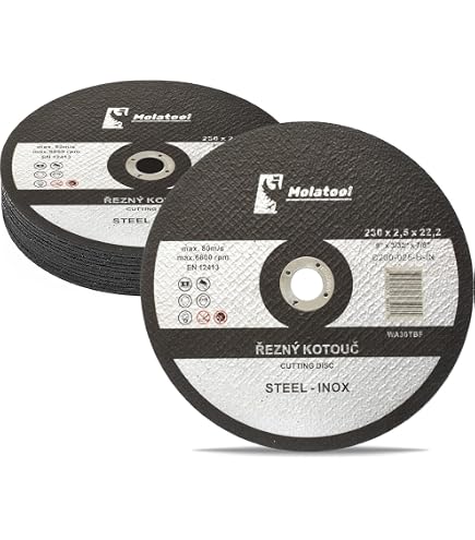 FORTIS Disco da taglio dritto in alluminio, Dischi per Smerigliatrice, 180 x 2,9 mm
