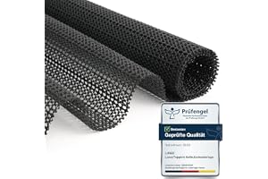 LUSEE Halkfri matta för matta 60 x 120 cm, halkfri och tunn, PVC halkfritt underlag, mattunderlägg, stopp, för matta, lådor