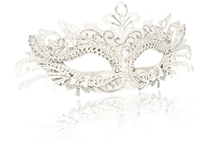 Goenb Venezianische Maske Damen, Maskenball Maske Damen Phantom Der Oper Maske Augenmaske Sexy Fledermaus Maske Damen für Halloween Karneval Cosplay