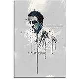 Paul Sinus Art Fight Club 90x 60cm Keilrahmenbild Kunstbild Aquarell Art Wandbild auf Leinwand fertig gerahmt Original Unikat