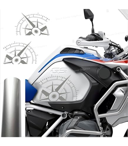 2pcs Adesivi Fianco Serbatoio Compatibile Con R1200GS Adventure - Foto 10