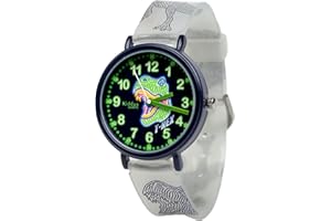 Kiddus Analogue Wristwatch Educational Watch for Children Boy 5 Years and up. Time Teacher Exercises Included. Easy to Learn to Tell The Time. Japanese Quatz Movement.