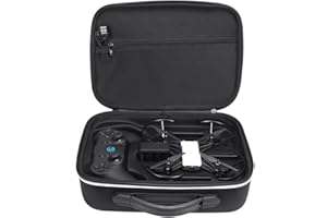 XBERSTAR PU EVA podróżna torba do przenoszenia chroni futerał do DJI RYZE Tello i do GameSir T1d pilot zdalnego sterowania, Czarny, Kompaktowy