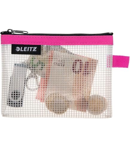 Leitz WOW Traveller Zip-Beutel wasserabweisend Kosmetik, Grün (4014-00-54
